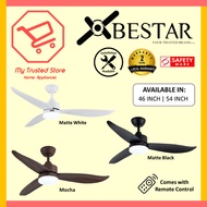 BESTAR RAZOR DC Motor 3 Blade Ceiling Fan with 3 Tone LED Light Kit and Remote Control INSTALLATION AVILABLE
