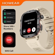 Howear QX11 Smartwatch Smart Watch Men 2025 Military Fitness Tracker Heart Rate Sleep Hi-Fi Music Me