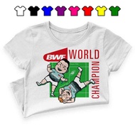 Aaron Chia Soh Wooi Yik Badminton World Champion Cartoon Anime Viral Fashion Boy Girl Cloth