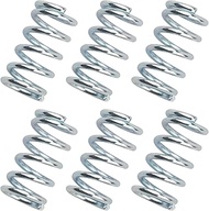SP 9708 Compression Spring, Small, Silver, 0.091 GA x 11/16 inch x 1-1/4 inch, Tempered Wire Constru