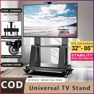 Tv Bracket Adjustable 32-85 Inch Monitor Trolley Mobile Tv Stand Conference Floor Stand