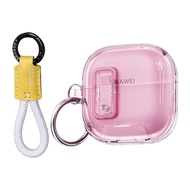 Creative Switch Transformable Phone Stand Transparent Bluetooth Earbud Case