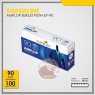 [PAK] PAPERLINE EV-90 PLAIN WHITE ENVELOPE (100 SHEETS)*