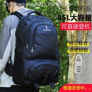 american tourister backpack ☃Outdoor large capacity travel backpack men s 85L extra luggage women sports mountaineering bag hiking
