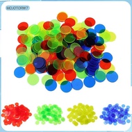 [mojotorw7] 100pc Translucent Bingo Chips 3/4 Inch Poker Chips for Bingo Poker Board Game Cards Casi