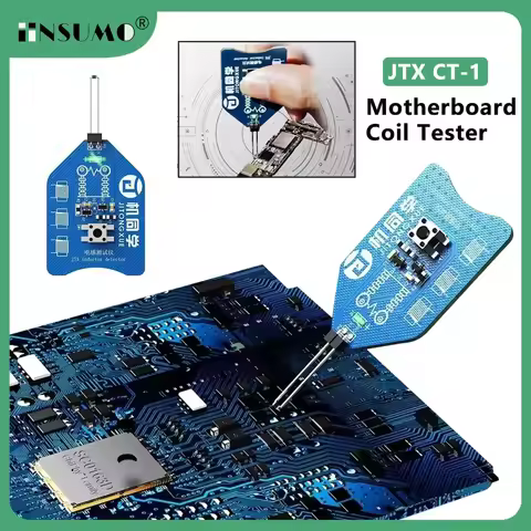 JTX CT-1 Motherboard Coil Tester Inductor Detector Tool for Macbook Electromagnetic Induction Quick 
