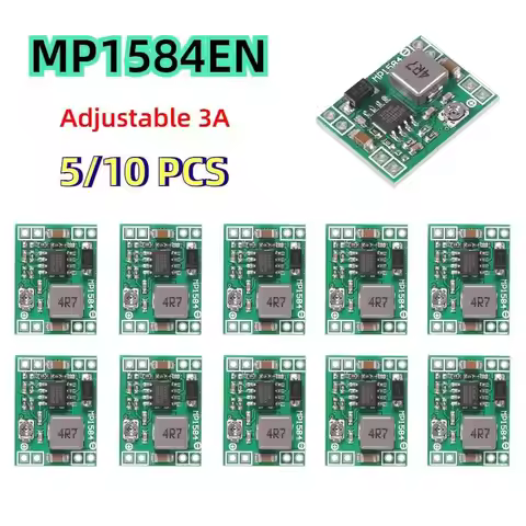 5/10Pcs MP1584EN Adjustable 3A DC-DC Converter Step Down Voltage Regulator Module Replace Lm2596s MP
