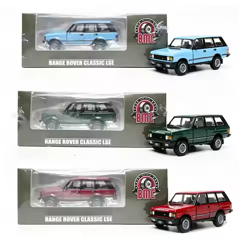BM BMC 1:64 Scale 1992 Range Rover LSE Alloy Car Model Classic SUV Vehicle Random (LHD or RHD) Class