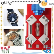 OLINI Watch Bezel Removal Tool, Red Metal Back  Opener,  Disassembly Workbench Watch Repair Tool Wat