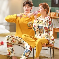 ✐Spring Couple Sleepwear for women man Cotton pajama sets Home clothes pijama conjuntos de pijama co