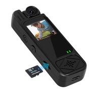 4K Law Enforcement Bodycam 360° Rotatable Night Vision 1.3 Dual-Mode (1080P/2K) Bodycam 170° Wide-An