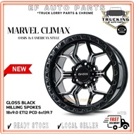 🇹🇭 THAI ORI OASIS Wheels Sport Rim  18" 9JJ ET12 6X139.7 MARVEL CLIMAX 4X4 SAND GLOSS BLACK RED OFF 
