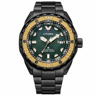 觀塘門市 CITIZEN PROMASTER NB6008-82X 【超級鈦黑蛟龍】Automatic Green Anaconda Watch Asia Limited 500 pcs 全球限量500隻