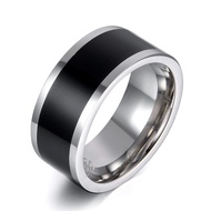 HEART SPEAKER NFC Chip Ring Reliable Metal NFC Ring All-Round Fashionable Useful Portable Black US 1