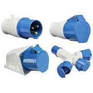 Industrial Plug & Socket 220V - 240V 16Amp 3 Pin & 5 Pin & 3 Way Socket ****Ready Stock****