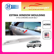 Toyota estima ACR 50 2006-2017 window moulding chrome window trim lining door belt moulding 4 PCS ac