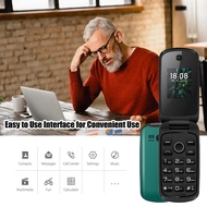 Elderly Cell Phone with Automatic Call Recording Long Standby Cell Phone Easy-to-use Flip Phone for Seniors with Big Buttons Camera Fm Radio and for Elderly for Senior