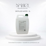 Distilled Water H₂O – Solvent, Battery, Lab, Cosmetic, Industrial Use | 100 ML / 500 ML / 1 L / 5 L