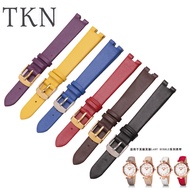 Genuine Leather Watch Strap with Butterfly Clasp Compatible with Swarovski, Fiyta, Heartstring Conca