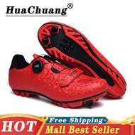 HUACHUANG 2022 NEW Cycling shoes for Men mtb outdoor Casual Cycling shoes Men spd mtb Road Bike Shoes men and women Cleats Shoes Cycling Shoes Mtb Sale Cycling Shoes Mtb Shimano