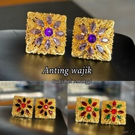 Diamond earrings, diamond subeng/, alpaca/ earrings