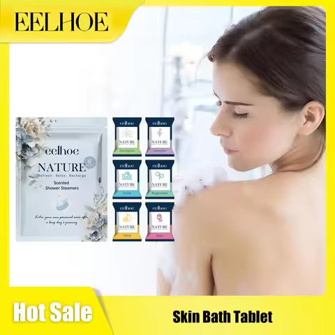 EELHOE Skin Bath Tablets Deep Hydration Relieve Stresslasting Fragrance Eliminate Odors Comfortable 