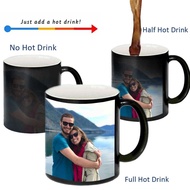 Personalised Colour Changing Coffee Cup / Magic Cup/ Photo cups/ Photo Printed coffee cups/ Hot wate