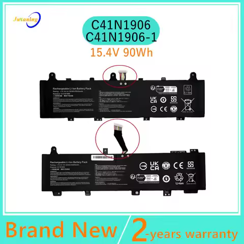 C41N1906 C41N1906-1 Battery For ASUS ROG Zephyrus Duo 15 GX550 GX550LWS GX550LXS TUF Gaming F15 FX50
