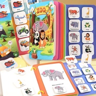 Reusable Sticker Books For Toddlers 2-5 Educational Quiet Toys For Airplane & Car Gift For 2 3 4 5 Y