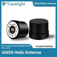 Full Frequency Band Spiral Type Active RTK GNSS L1 L2 L5 L6 G1 G2 B1-B3 E1 E5 E6 L Band IP67 28dB Ga
