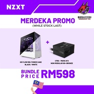 # NZXT Bundle - Case NZXT H5 Flow Mid Tower Case Black/White + Psu NZXT C750 80+ Bronze Non Modular 