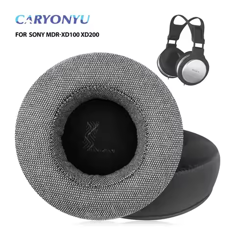 CARYONYU Replacement Earpad For SONY-MDR-XD100-XD200 Headphones Thicken Memory Foam Cushions