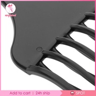 [MEGIDEAL] Plastic Afro Hair Pick Comb Detangle Braid Styling Lift Hairbrush Comb