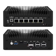 6x i226-V 6 LAN 2.5G Firewall Router 12th Gen Intel i3 N305 N100 Fanless Mini PC DDR5 2xHDMI2.1 USB3