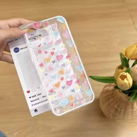 Cute Colorful Hearts Phone Case For Huawei Nova 13 12 12i 11 11i 10 9 8 8i 7 6 5 5i Pro SE 4 3 3i 5G