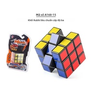 Khối Rubik 3x3 Với Cơ Chế Lò Xo Xoay Êm Ái Màu Đen Bề Mặt Bóng Đồ Chơi Giáo Dục Mini Từ Trung Quốc