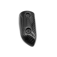 Motorcycle Exhaust Pipe Carbon Fiber Protector Heat Shield Cover Guard Anti-scalding Cover Fit For B
