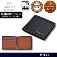 Charles Berkeley MILES Men's Wallet with Money Clipper Saffiano Leather TR-03-1