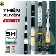 White Thien Xuyen rod 5H-28i Generation 4 F1 with extra tip (gift, card shaft)