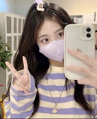 ❤️全新Unifree 紫色3D立體三層瘦面防護口罩(現貨)  (包平郵)