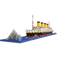 Compatible with Titanic Ship Building Blocks Set 3D Block Boat Model DIY Bricks Kit Educational Toys