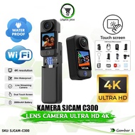 Action Camera SJCAM C300 Mini 4K High Resolution 20MP WiFi 5G Dual Touch Screen 6-Axis Gyro Stabiliz