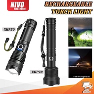 Torchlight XLamp  XHP50 / XHP70 flashlight 26650 Torchlight Usb Rechargeable Light