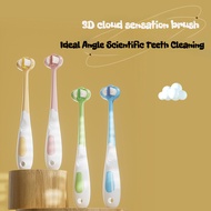 Children Three Sided Toothbrush Soft Bristle Gum 3D Deep Cleaning Oral Care For Toddler And Kids