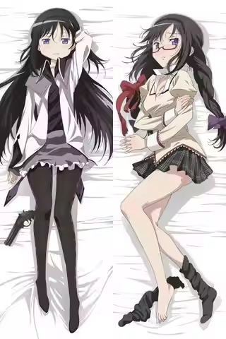 Japanese Anime Puella Magi Madoka Magica Homura Akemi Hing Body Pillow Case Cover Dropshipping