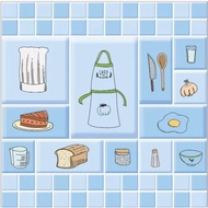 PTT Stiker Dinding Anti Minyak Wall Sticker Anti Minyak Dapur Kitchen Sheet ukuran besar 60X100 cm