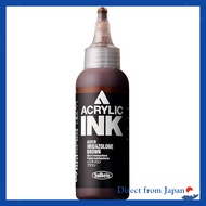 Holbein Acrylic Ink AI911 Burnt Sienna, AI915 Raw Amber, AI912 Burnt Amber, AI919 Imidazolone Brown,