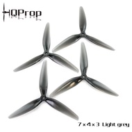 4PCS HQProp 7X4X3 7040 7inch 3 blade/tri-blade Propeller Light Grey (2CW+2CCW) Poly Carbonate for FP