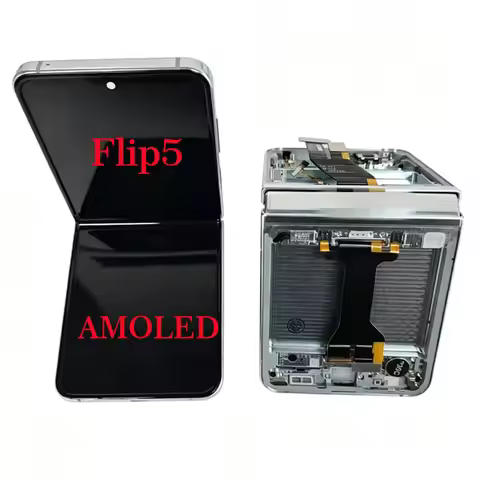6.7" AMOLED Display for Samsung Galaxy Z Flip5 5G Touch Screen Digitizer Assembly With Frame Replace