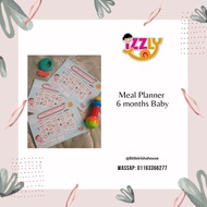 5 Days Meal Planner For Baby 6 months